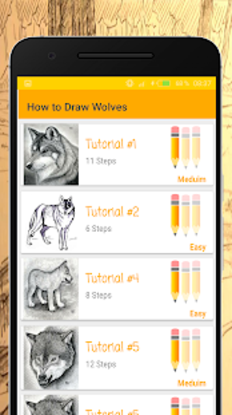 Imagen 2 para How to Draw Wolves - Easy…
