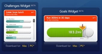 Image 0 for Nike plus Goals widget