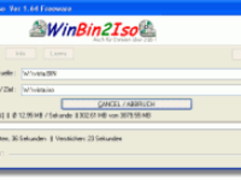 Image 0 for WinBin2Iso