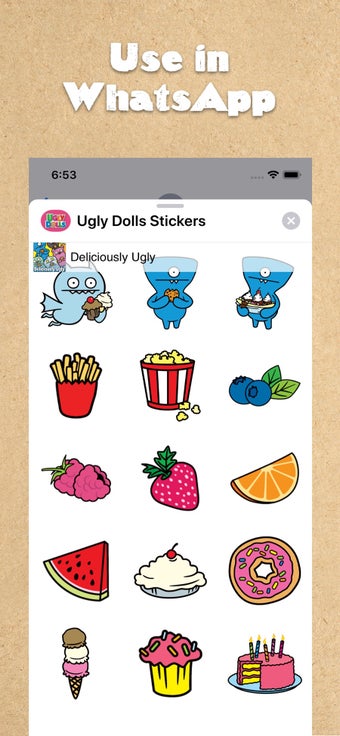 Image 0 for UglyDolls Stickers