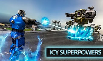 Image 1 for Ice Hero Robot 3D: Flying…