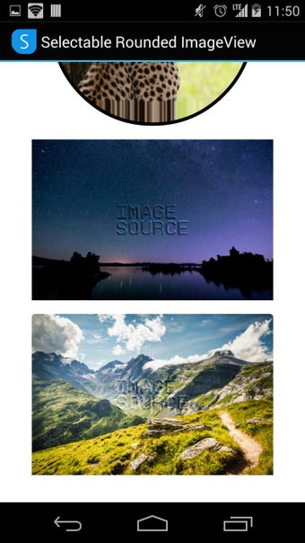 Imagen 1 para SELECTABLE ROUNDED IMAGEV…