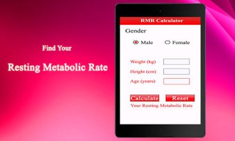 Image 1 for RMR Calculator