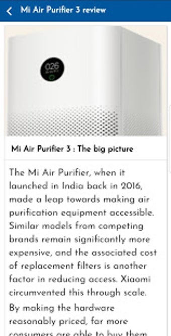 Image 1 for Mi Air Purifier 3 review