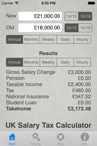 Imagen 0 para UK Salary Calculator 2016…