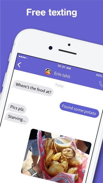 Image 1 for Text Free: Texting App + …