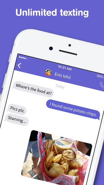 Image 2 for Text Free: Texting App + …