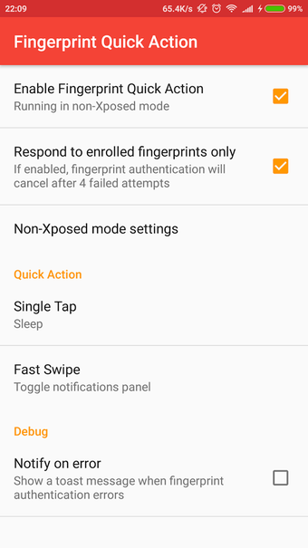Image 1 for Fingerprint Quick Action