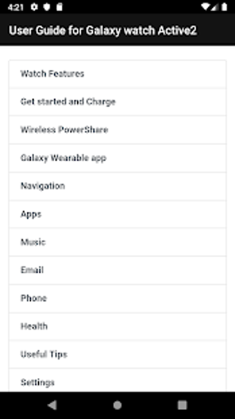 Image 3 for User Guide for Galaxy Wat…