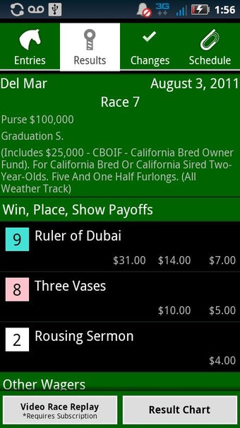Image 1 for Equibase Today's Racing