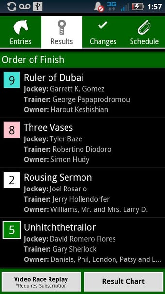 Image 2 for Equibase Today's Racing