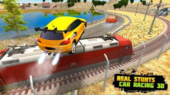 Image 1 for Car vs Train: High Speed …