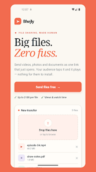 Imagen 0 para Bhejly: Share Files  Earn