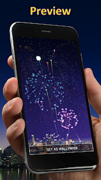 Imagen 2 para Live Fireworks Wallpaper
