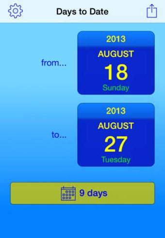 Image 0 for Days to Date