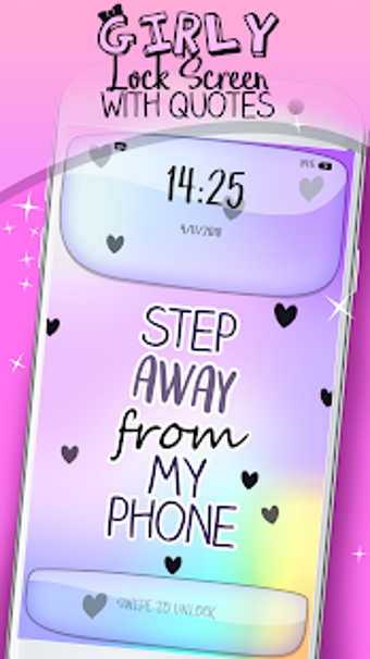 Image 1 for Girly Lock Screen with Qu…