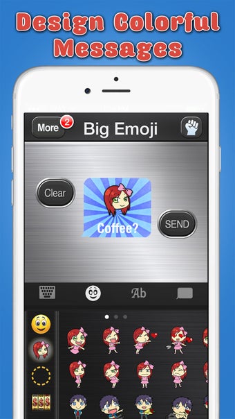 Image 2 for Big Emoji Keyboard - Stic…