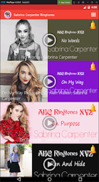 Imagen 1 para Sabrina Carpenter Rington…