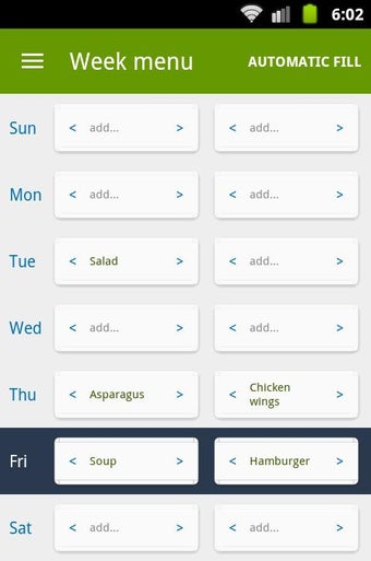 Image 1 for Easy Menu Planner