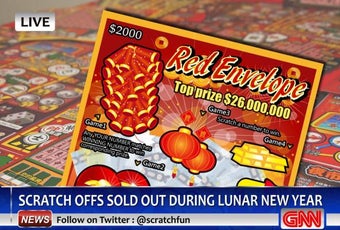 Image 0 for Lottery Scratch Off - Mah…