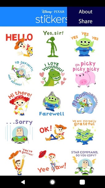 Imagen 1 para Pixar Stickers: Toy Story