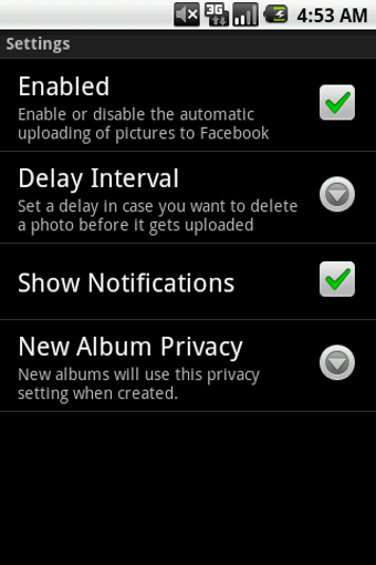 Imagen 1 para Facebook Photo Sync Basic