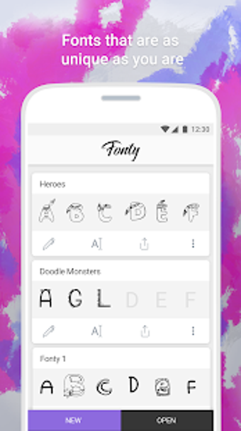 Image 2 for Fonty - Draw and Make Fon…