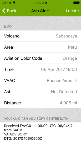 Imagen 0 para Volcanoes: Map, Alerts, E…