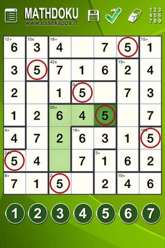 Image 0 for Mathdoku + Calcudoku