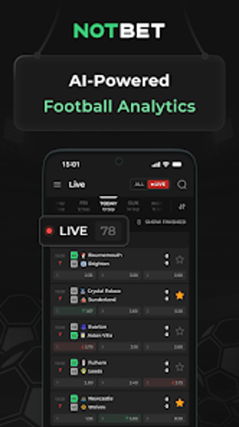 Image 0 for Notbet: Live Football EDG…
