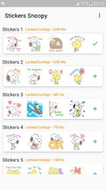 Image 3 for Stickers For Snooopy -WAS…