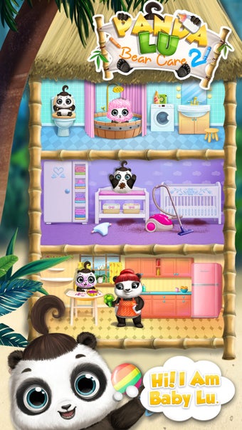 Imagen 3 para Panda Lu Baby Bear Care 2…