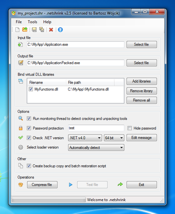 Image 0 for .netshrink