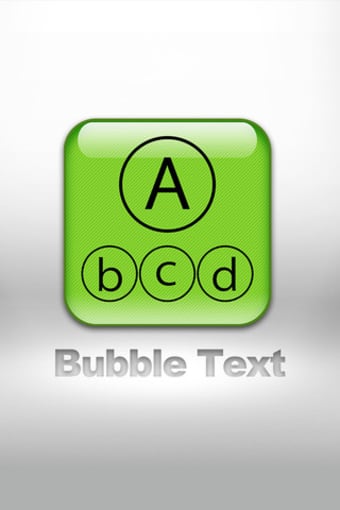 Image 0 for Bubble Text