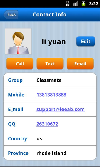 Image 1 for LeeAB Contacts