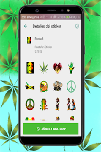 Image 0 for Reggae rasta sticker
