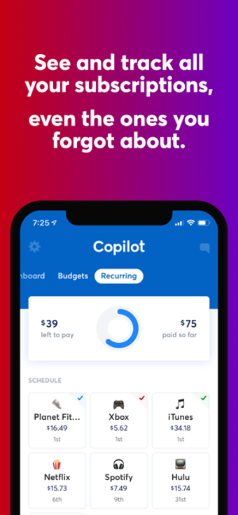 Image 2 for Copilot: Smart Budgets & …