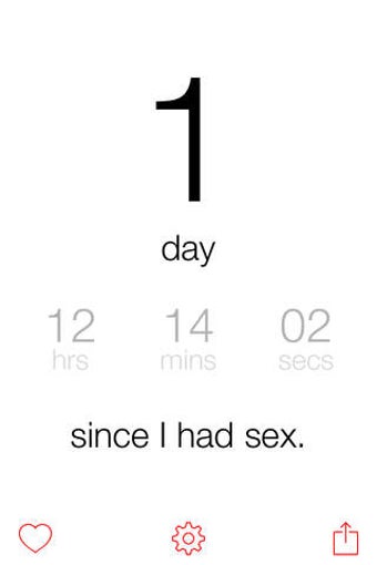 Image 0 for Days since I had sex