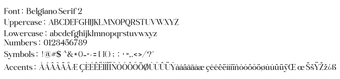 Imagen 0 para Belgiano Serif