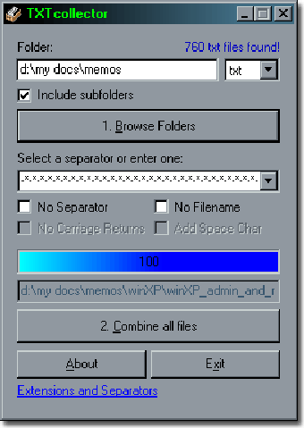 Image 0 for TXTcollector