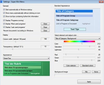 Image 0 for Super Win Menu