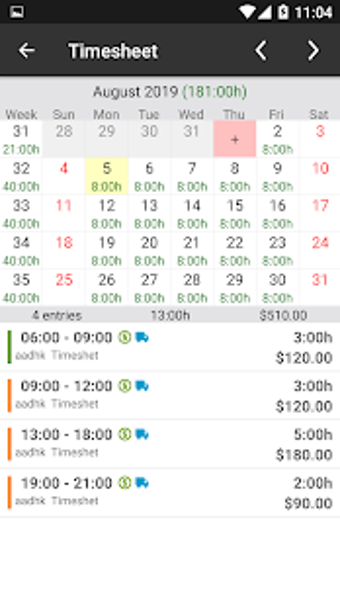 Imagen 2 para Timesheet - Time Clock - …