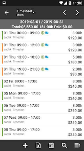 Imagen 2 para Timesheet - Time Clock - …