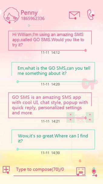 Imagen 3 para GO SMS PRO CONTRACTED THE…