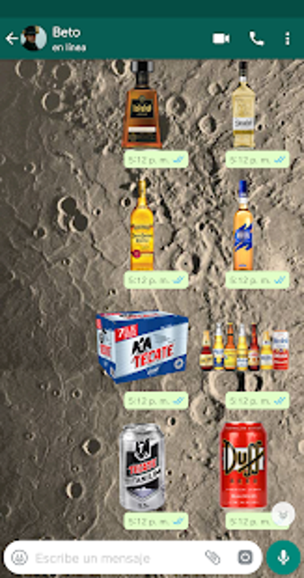 Image 2 for Drinks  Stickers Borracho…