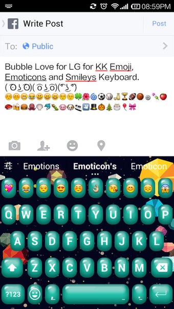 Imagen 0 para Bubble Love Skin Keyboard