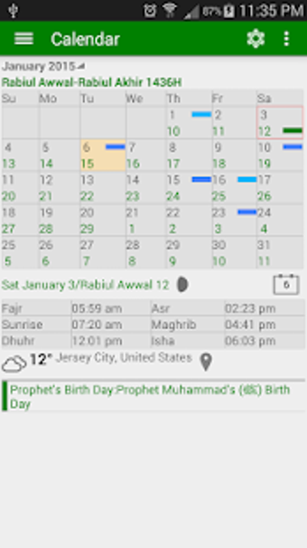 Image 1 for Islamic Prayer Time & Cal…