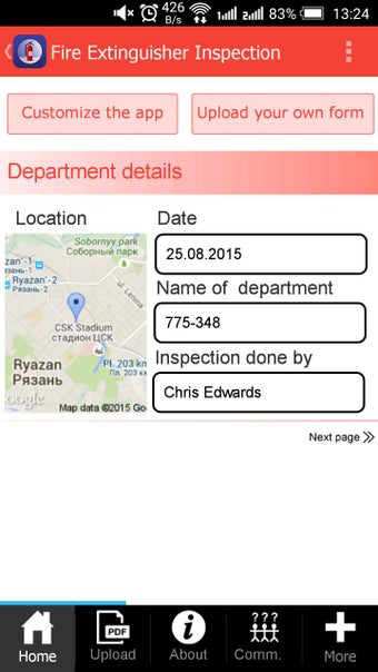 Imagen 0 para Fire Extinguisher Inspect…