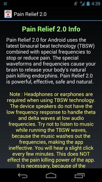 Imagen 0 para Pain Relief 2.0