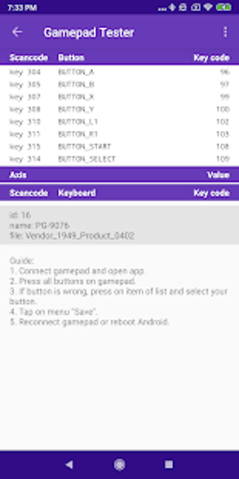Imagen 2 para Gamepad tester